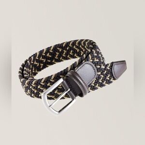 ANDERSON'S Multi Coloured Braided Stretch Belt